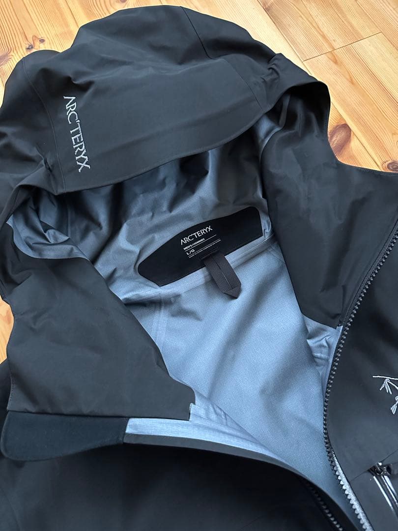 アークテリクス ラッシュジャケット 黒 L