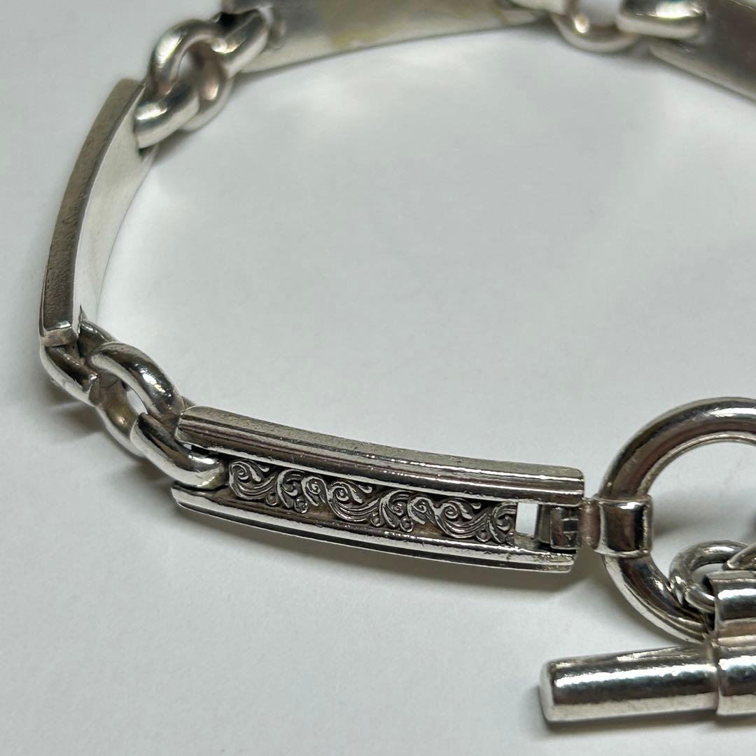 AQUASILVER Tバーブレスレット　アラベスク　etc223