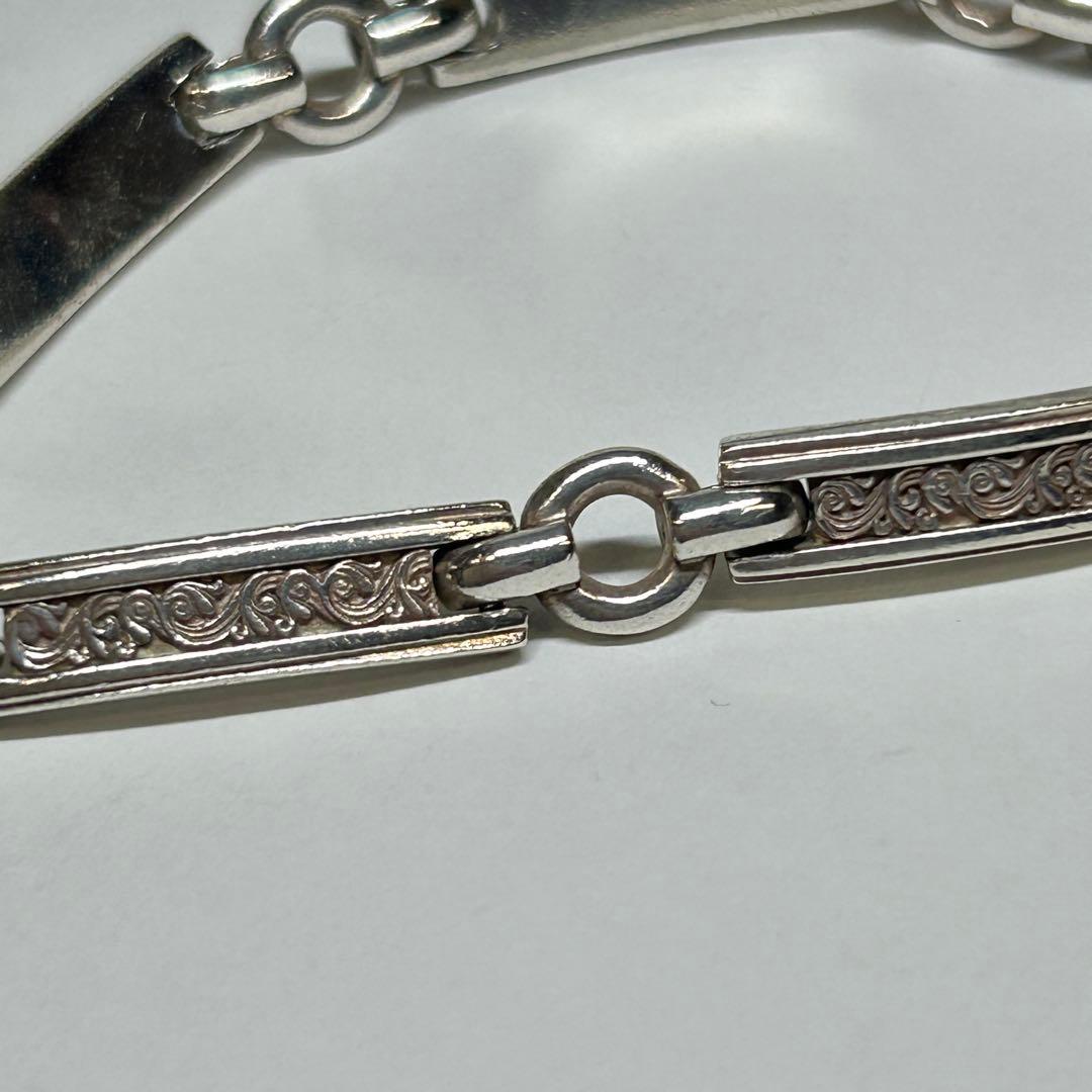 AQUASILVER Tバーブレスレット　アラベスク　etc223