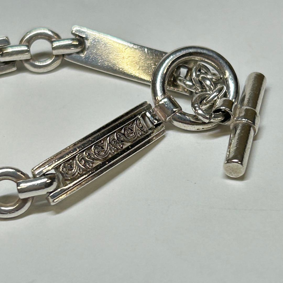 AQUASILVER Tバーブレスレット　アラベスク　etc223