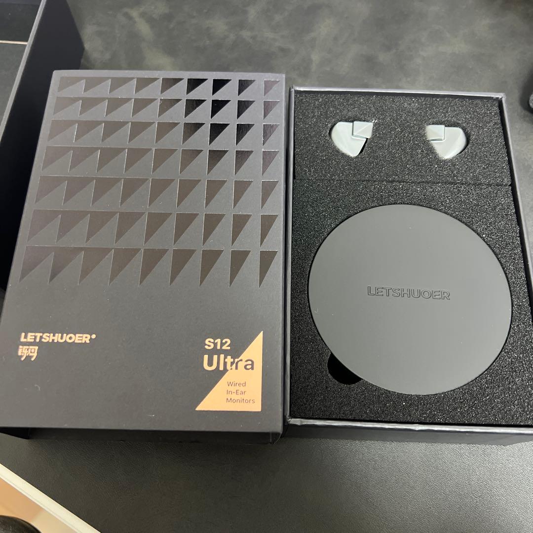 LETSHUOER S12 Ultra 有線イヤホン ケース・箱付き