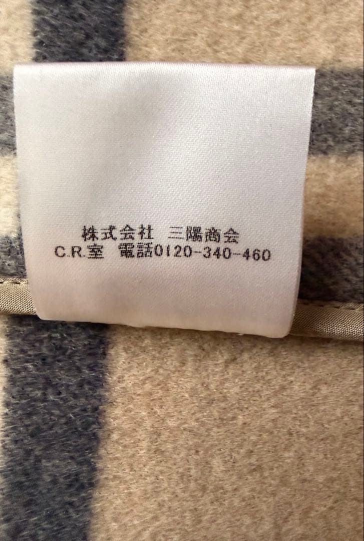 BURBERRY ネイビー ダッフルコート フード付き　160 美品