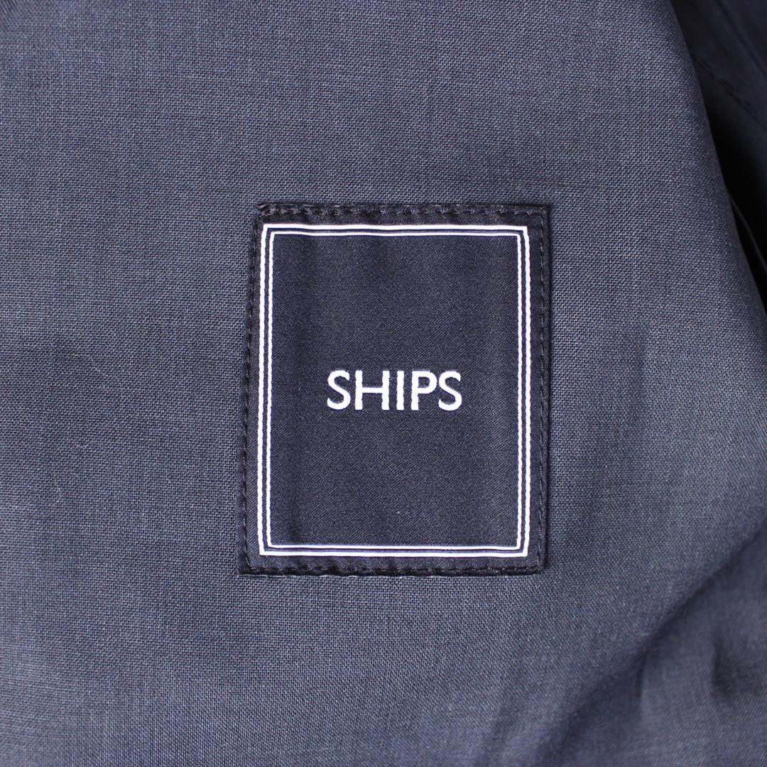 【未使用品】SHIPS テーラードジャケット L トラベルスーツ グレー