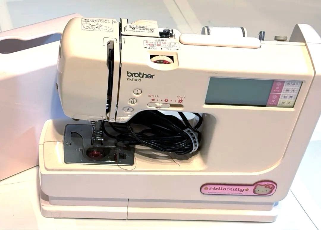 brother ミシン　刺繍　キティ　K-5000 通電確認済、動作未確認