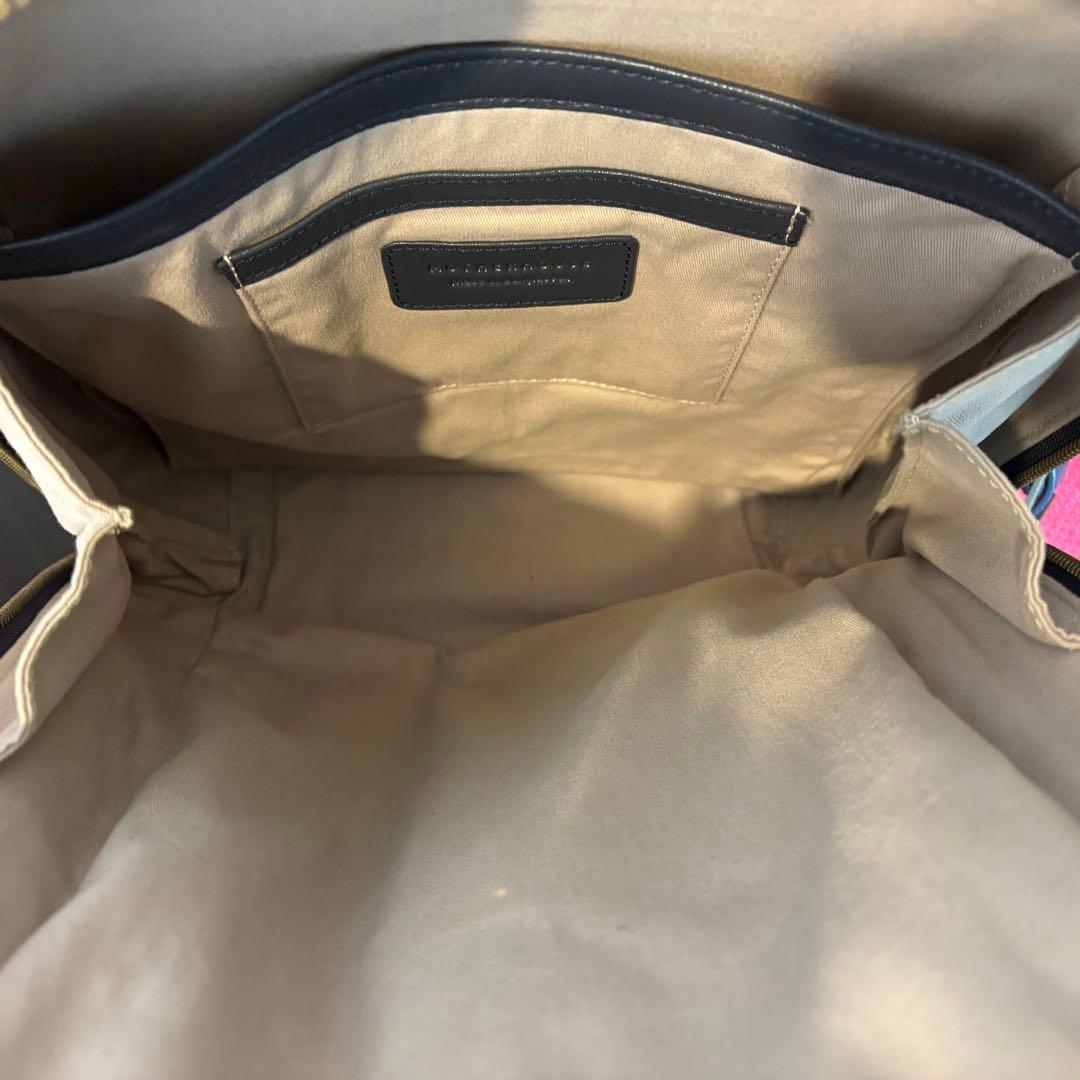 マザーハウス　カゼマトウ バックパック L　ネイビー　MOTHERHOUSE