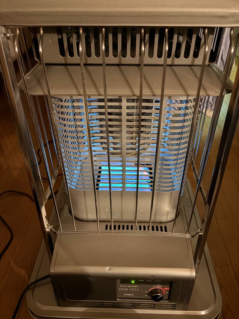 長府製作所 業務用ファンヒーター 灯油ストーブ GOS-1511 動作確認済み