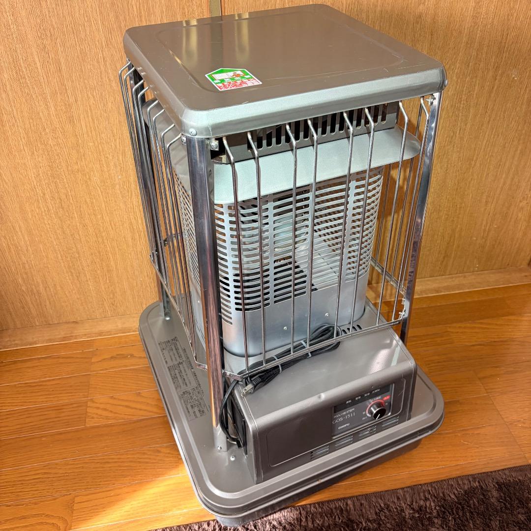 長府製作所 業務用ファンヒーター 灯油ストーブ GOS-1511 動作確認済み