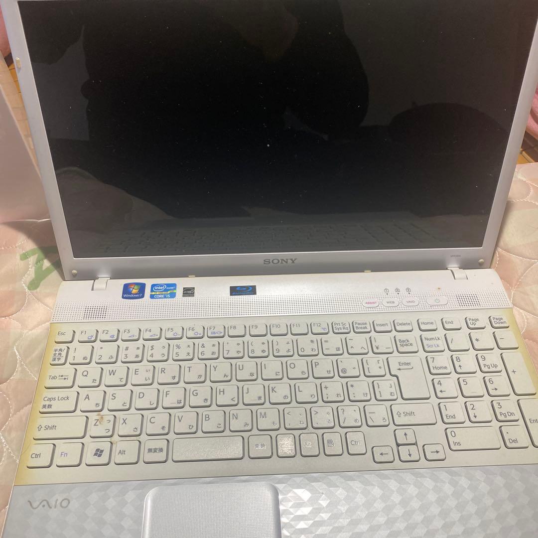 Sony VAIO ホワイトノートPC ACアダプター付き