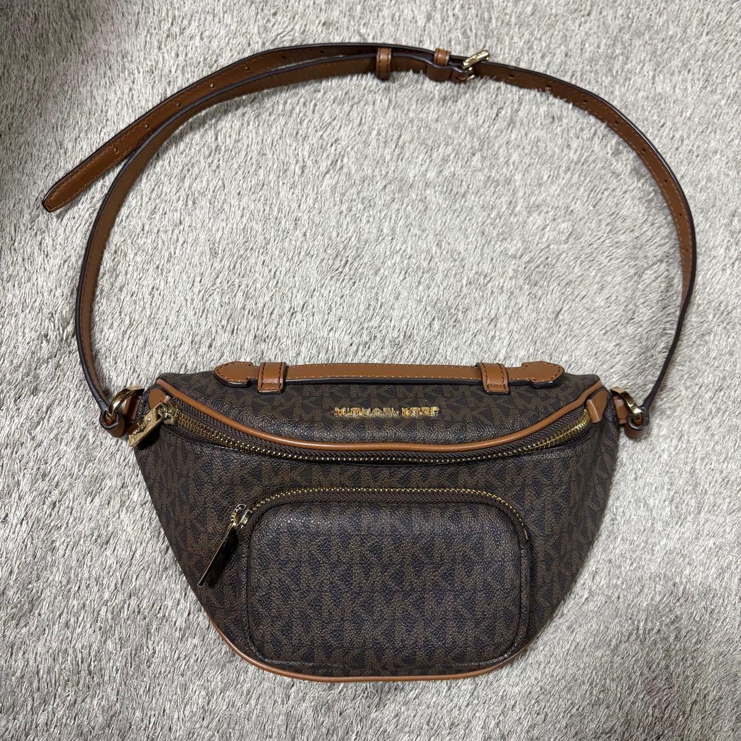 MICHAEL KORS ボディバッグ ウエストポーチ ブラウン
