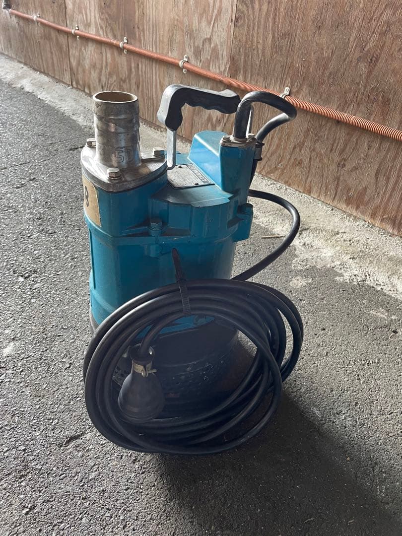 ツルミKTV2-22 ハイスピンポンプ 工事排水用 2.2kw 三相200V