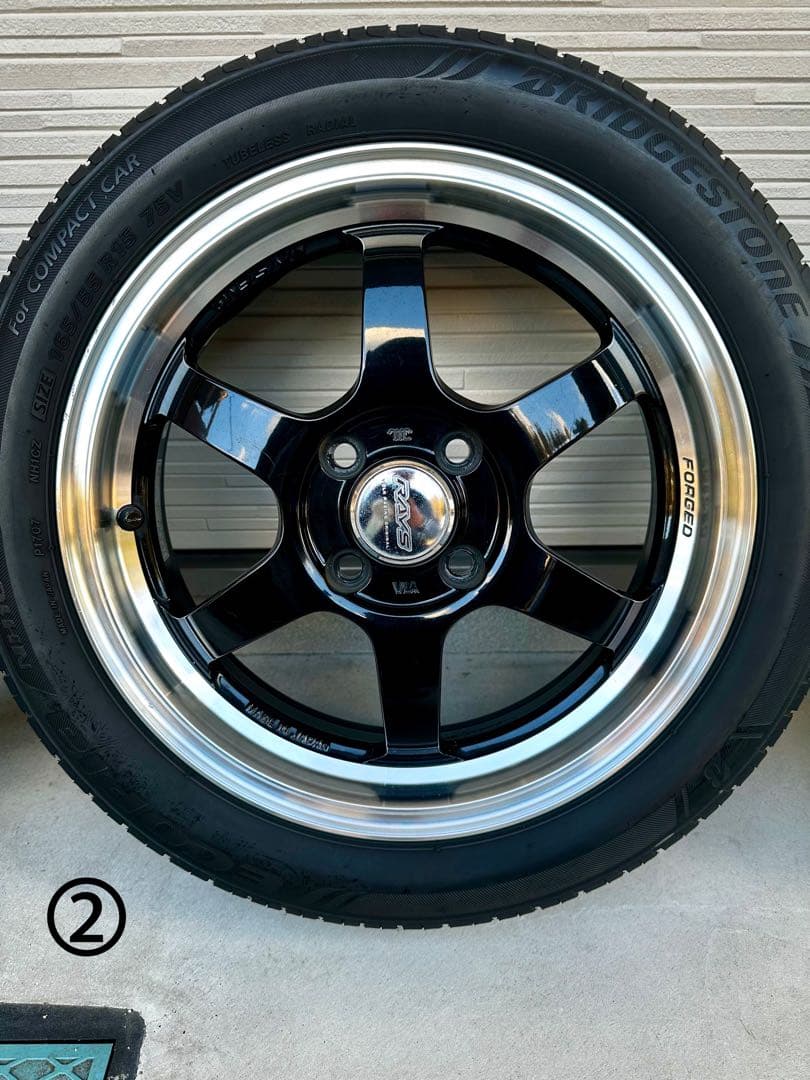 RAYS TE37 KCR 15インチ 5J +45 165/55r15 レイズ