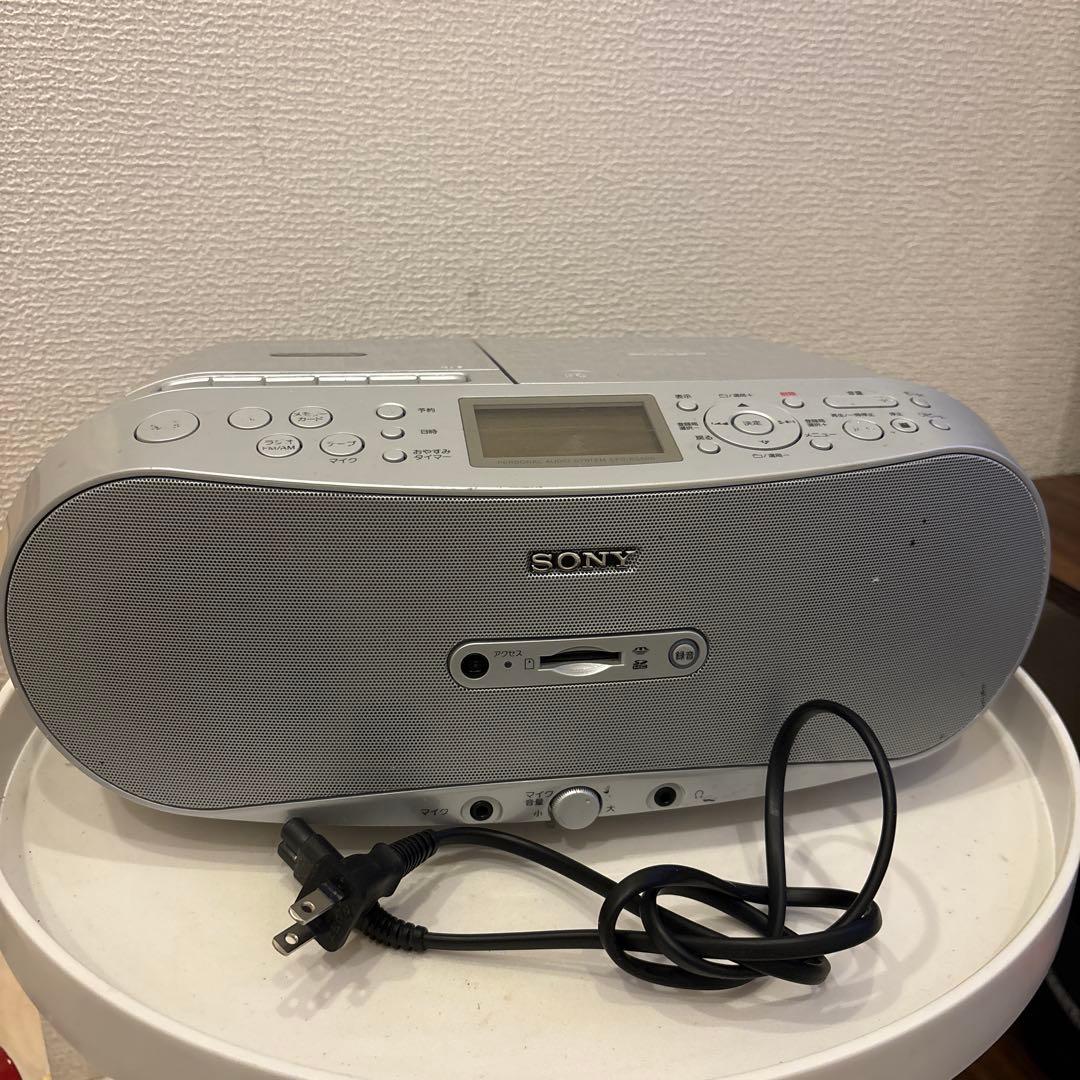 Sony CFD-RS500 シルバー オーディオシステム