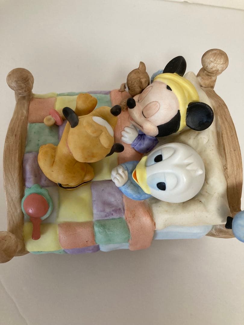 ディズニー　オルゴール　ゆりかご　星に願いを 陶器