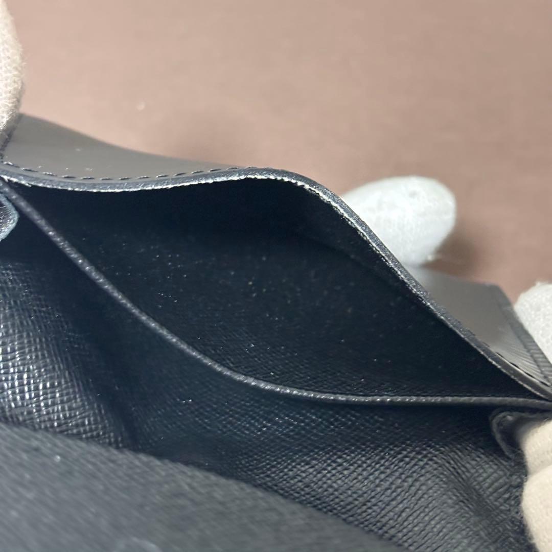 LOUIS VUITTON エピ 名刺入れ ブラック アンヴェロップ カード入れ