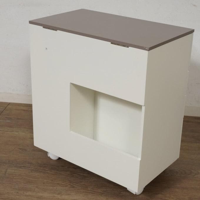 フォロー割【新品】たっぷり収納 コスメワゴン　お洒落 ドレッサー