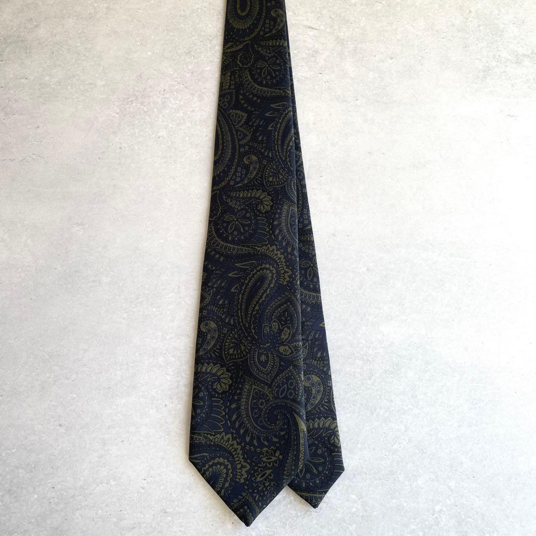 25年秋冬Holiday&Brownホリデー&ブラウン　ペイズリーネクタイ