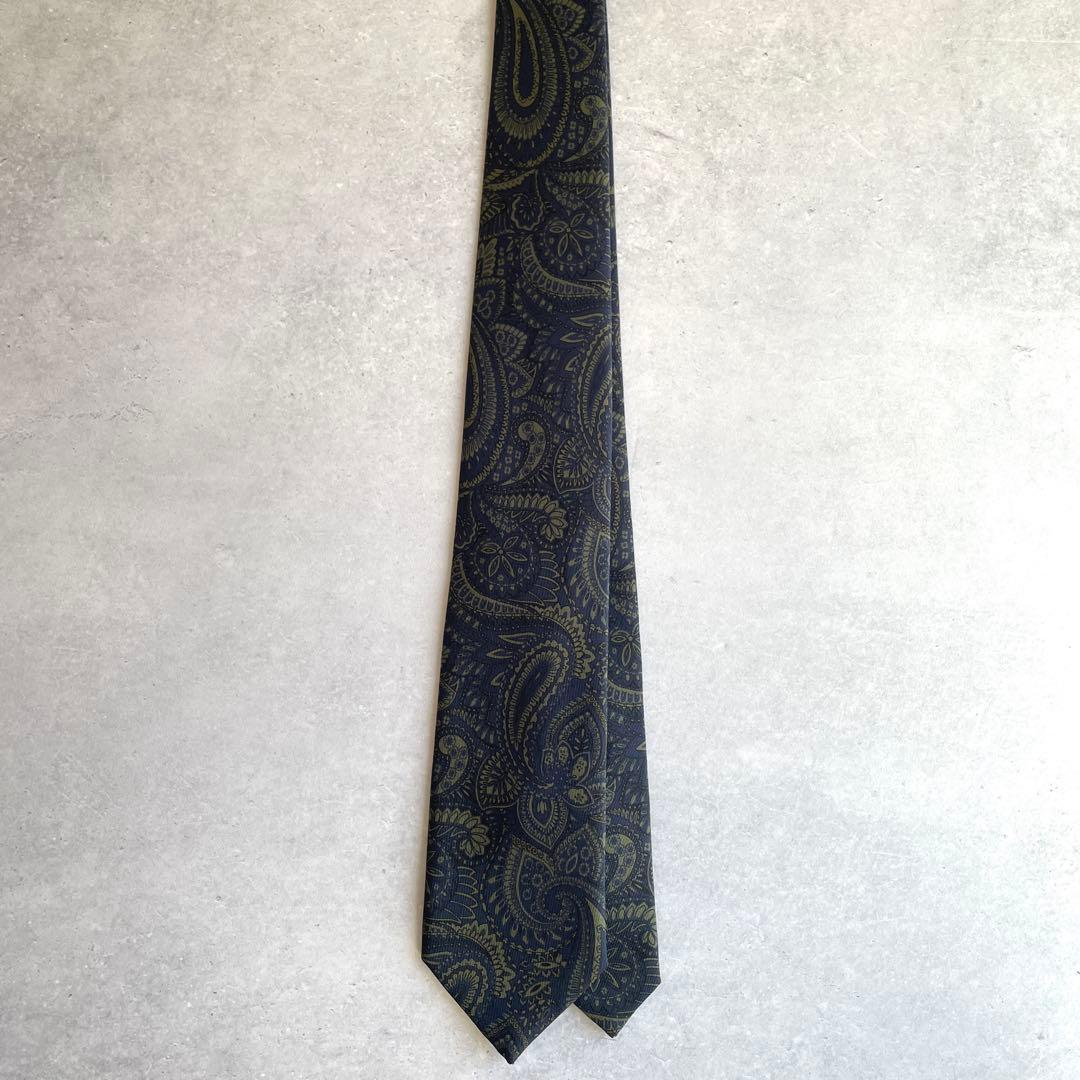 25年秋冬Holiday&Brownホリデー&ブラウン　ペイズリーネクタイ