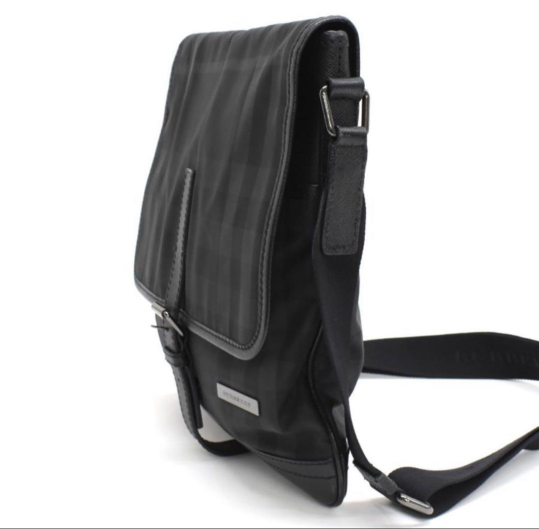 BURBERRYクロスボディメッセンジャー ショルダーバッグ ブラック