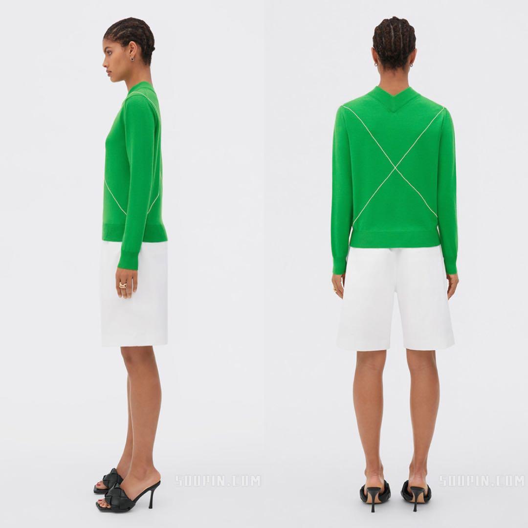 BOTTEGA VENETA／ボッテガヴェネタ／22SS／Vネックウールニット