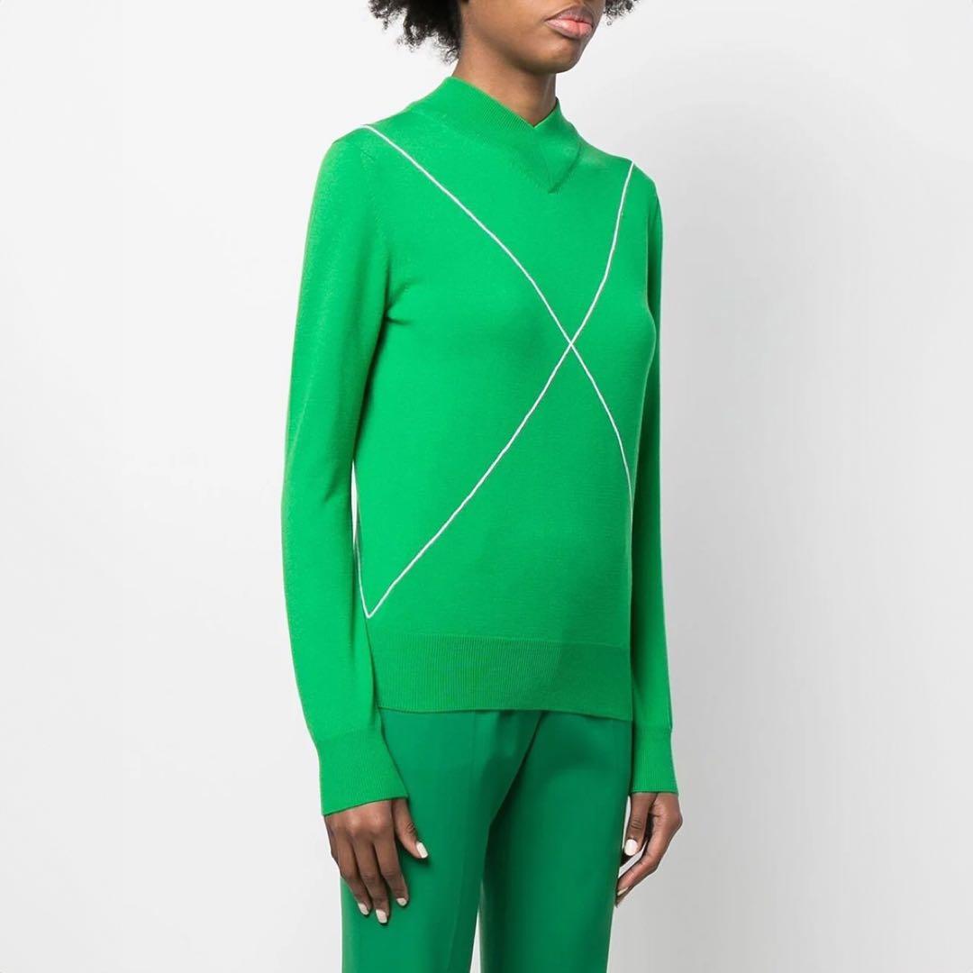 BOTTEGA VENETA／ボッテガヴェネタ／22SS／Vネックウールニット