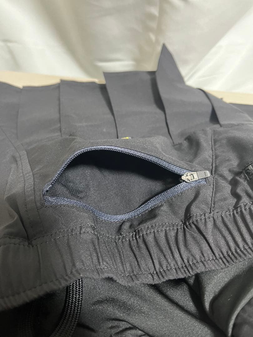 美品 ranor ラナー ランニングプリーツスカート S ブラック トレラン