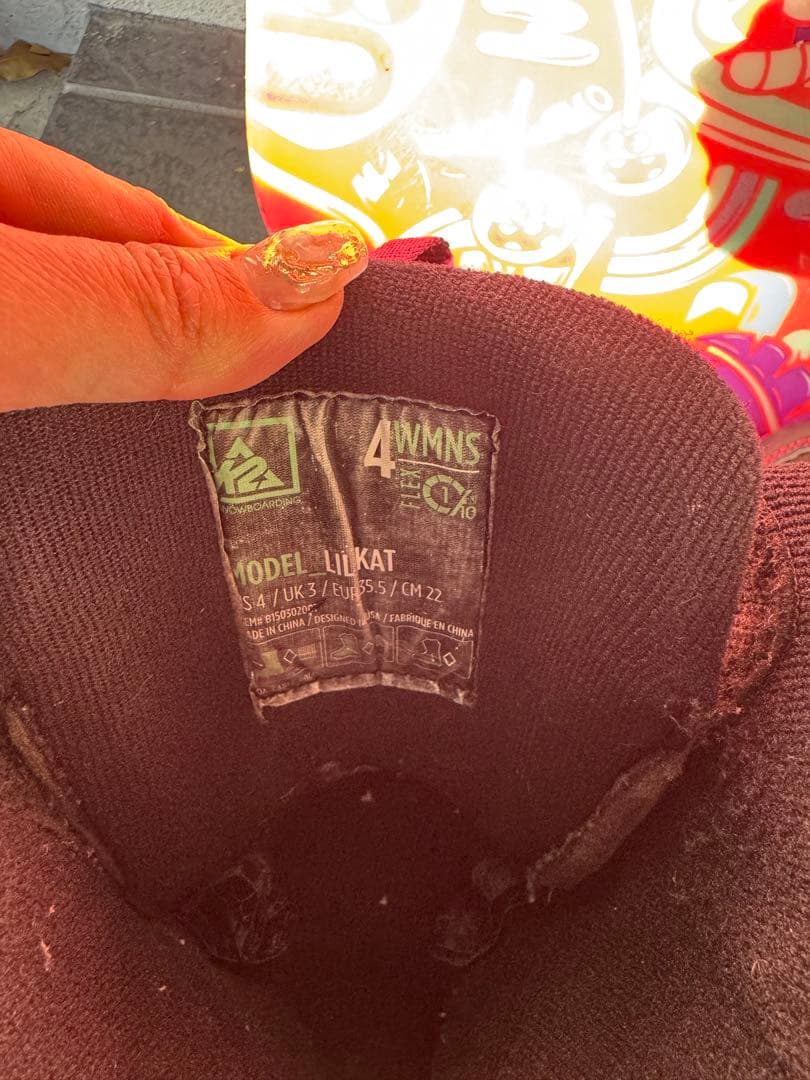 k2キッズスノーボード3点セット 120センチ