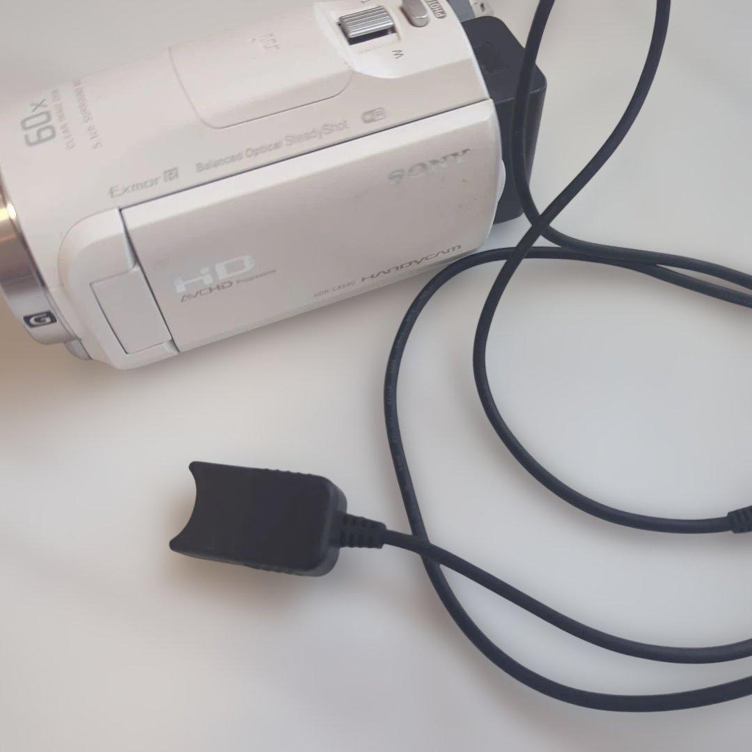 Sony HDR-CX680 ホワイト ビデオカメラ本体