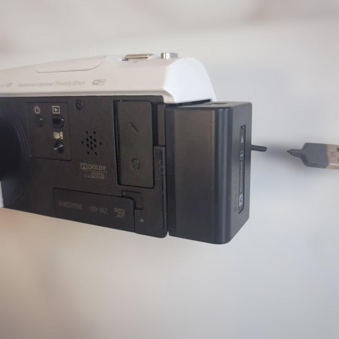 Sony HDR-CX680 ホワイト ビデオカメラ本体