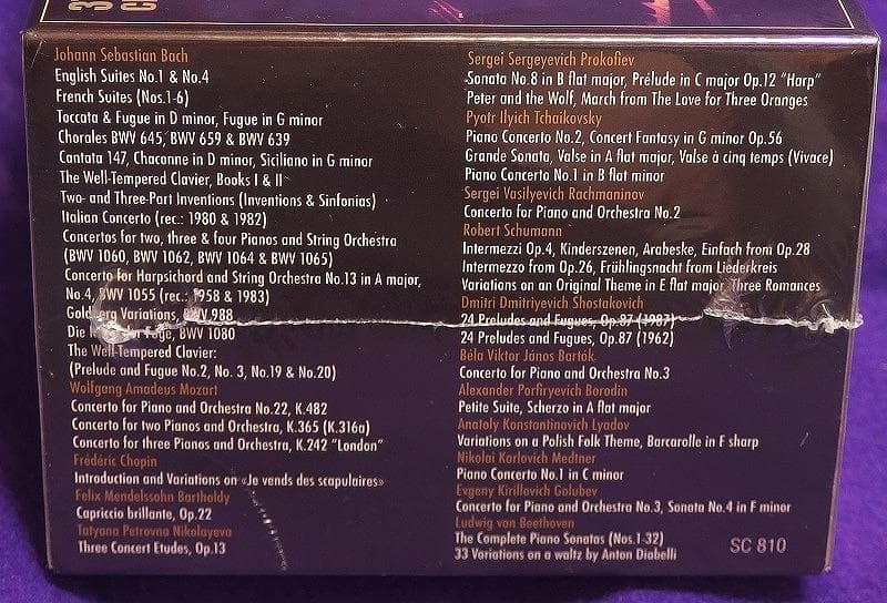 新品未開封 タチアナ・ニコラーエワ 37枚組 CD セット