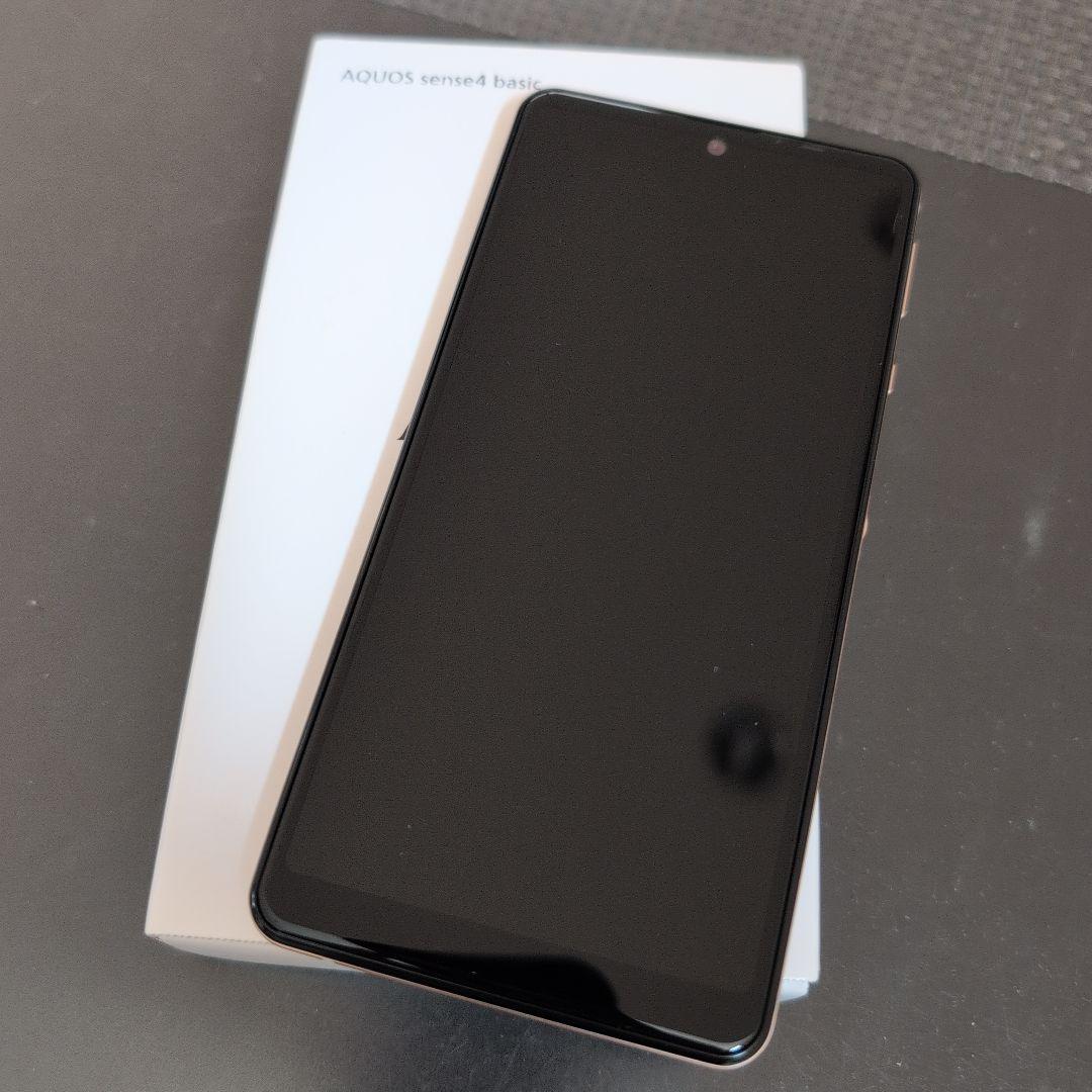 【新品】SHARP AQUOS sense4 basic スマホ本体