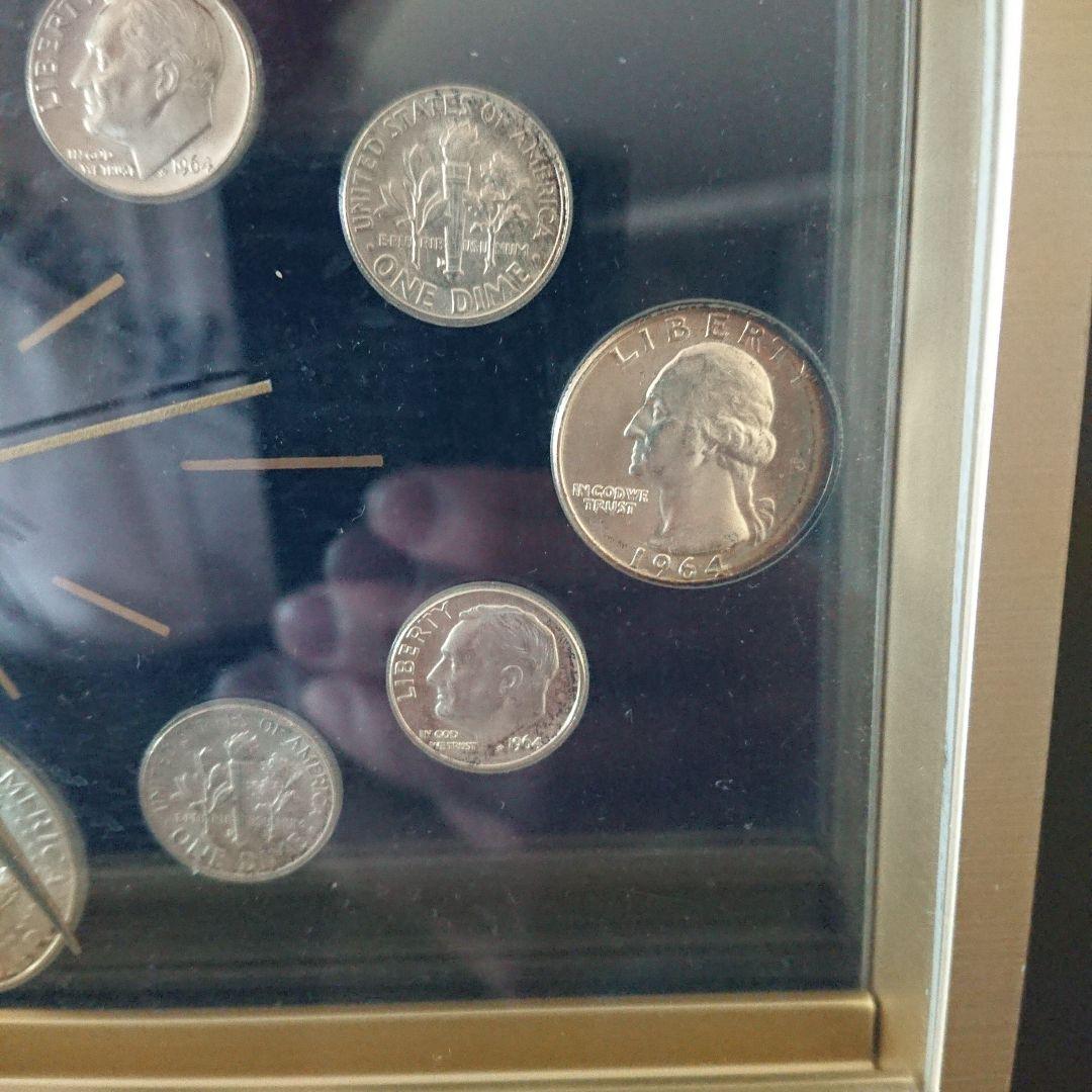 貨幣 時計 アメリカ ドル シルバー 銀貨