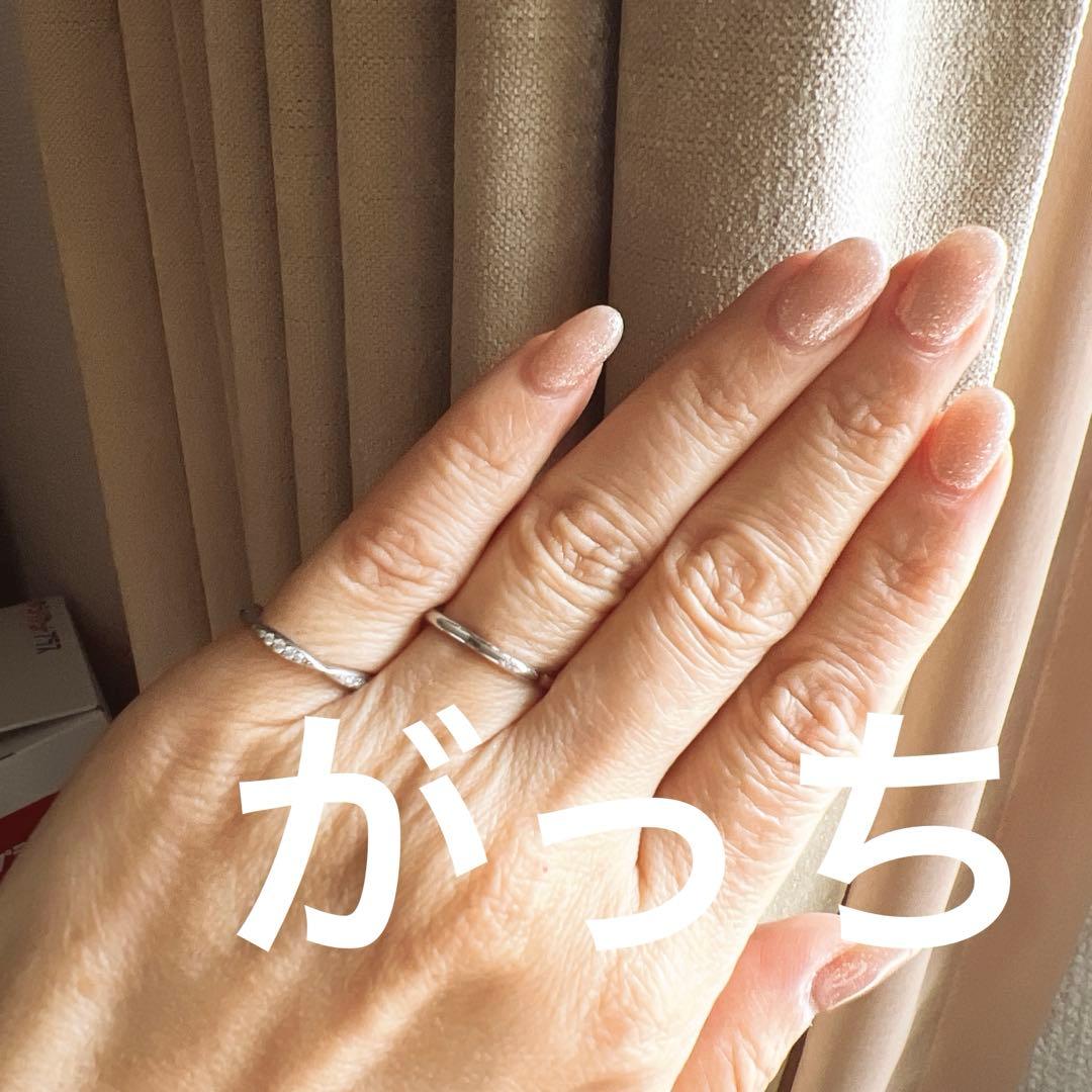 CHANELシャネルカメリアコレクションハーフエタニティリング44プラチナリング