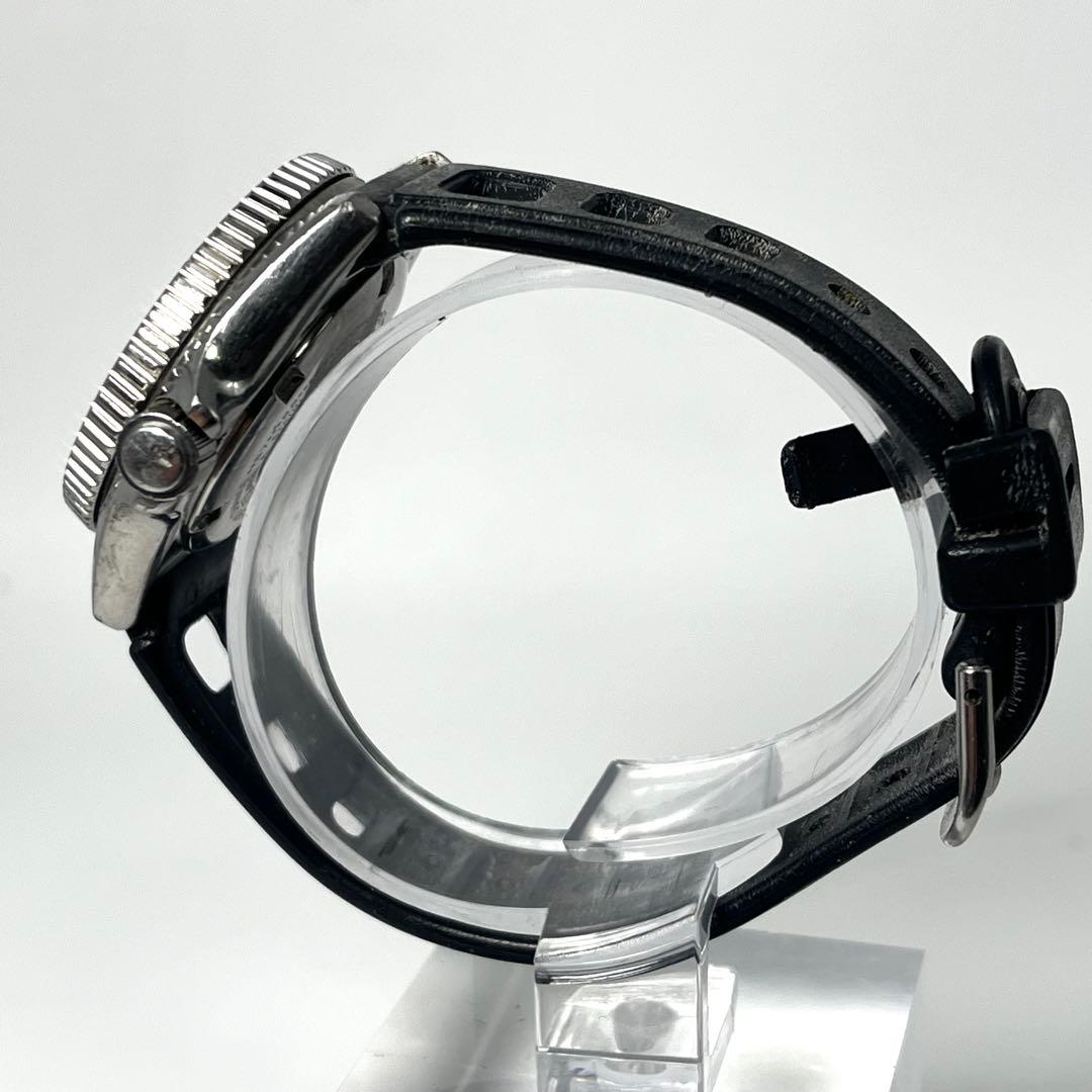 【新品電池/稼働】セイコー ダイバーズウォッチ デイト 黒 2A22-0170