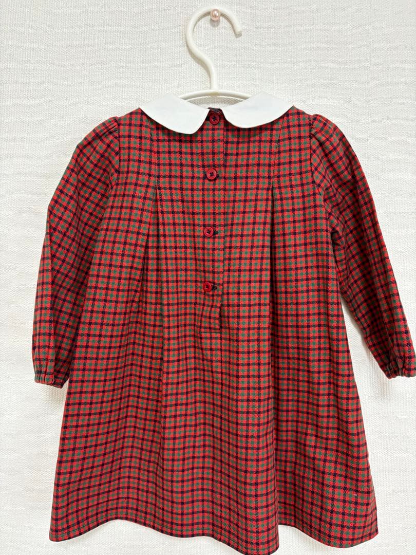 ファミリアチェックワンピース