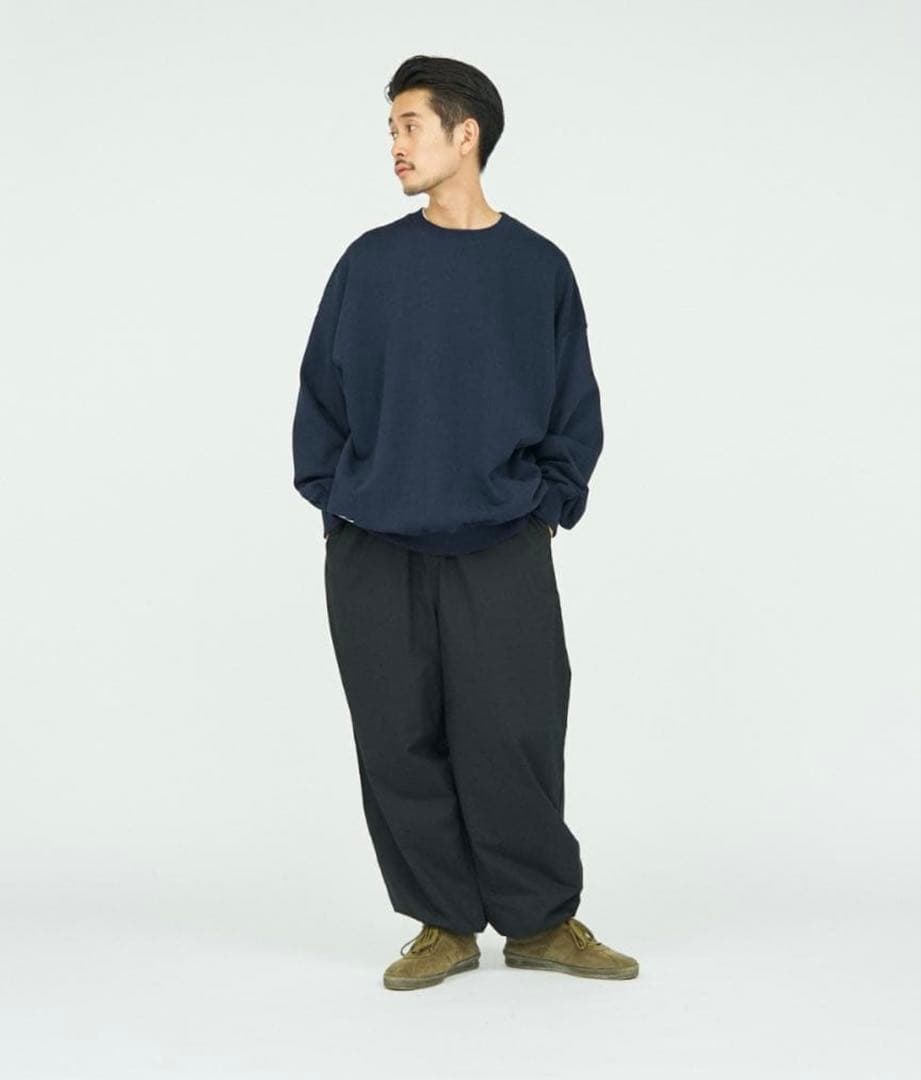 フレッシュサービス LIGHT OZ CREW NECK SWEAT NAVY