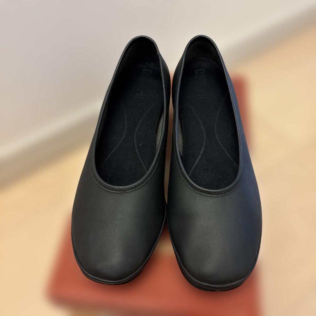 【CAMPER】カンペール パンプス ブラック 太ヒール Alrigt