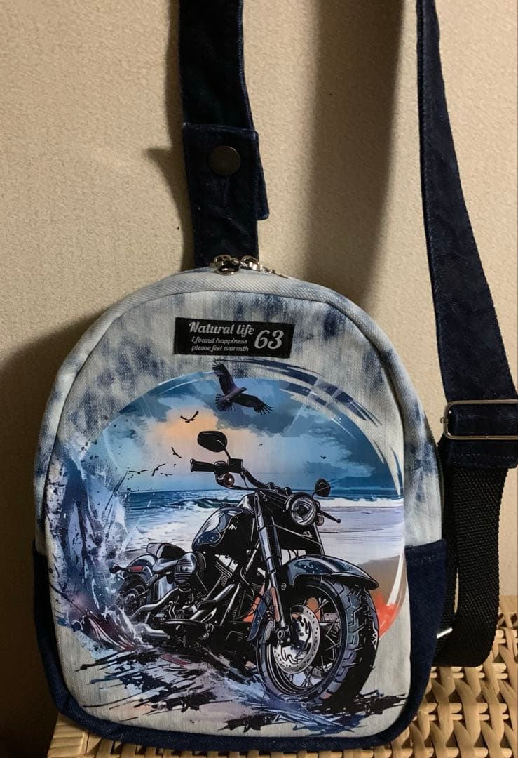 【キンザン号】ボディバッグ(小)×2、デニムリメイク