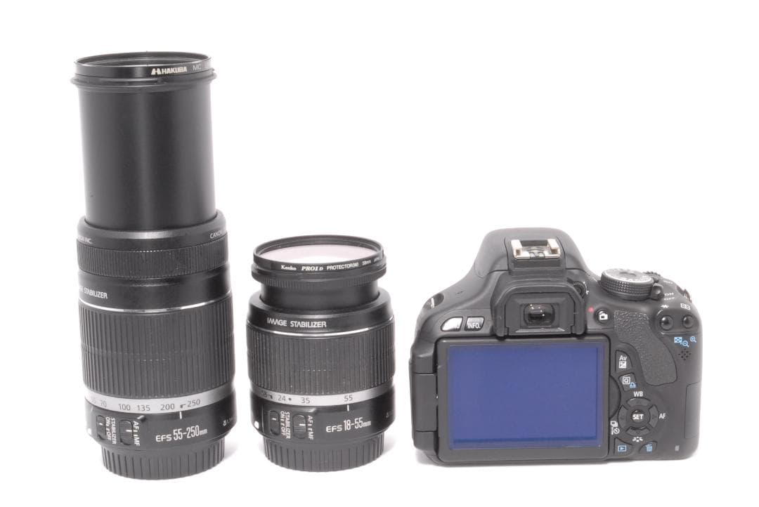 ショット数3056回⭐️Canon Kiss X5⭐️ダブルレンズ⭐️手ぶれ補正