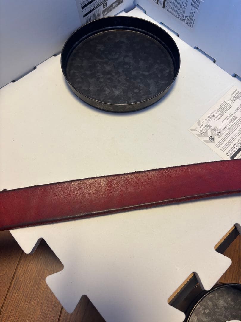 Vintage Works ワインレッド ベルト 35/89