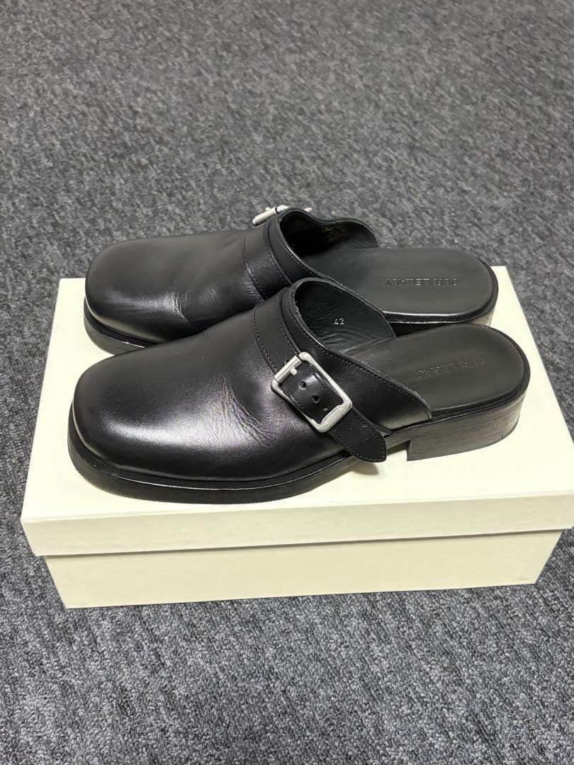 靴 Our Legacy.Camion Mule Leather