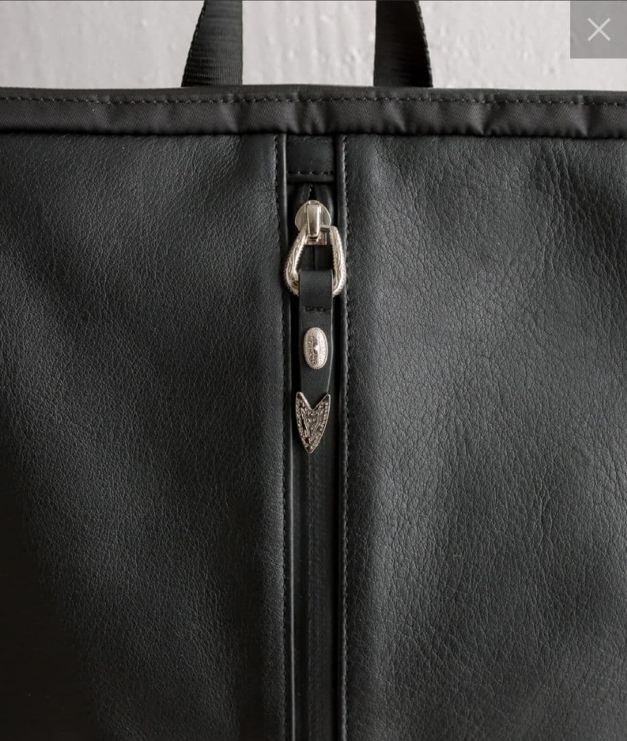 新品未使用【BURLAP OUTFITTER×ear】メタルパーツジップリュック