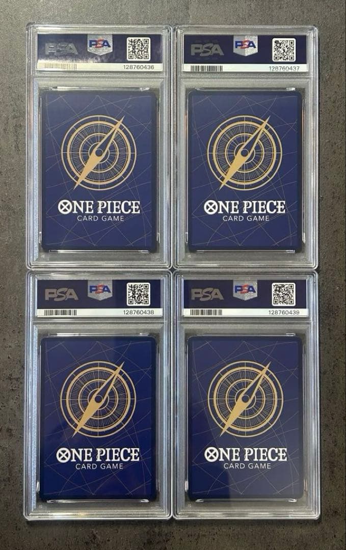 【ワンピースカード】　手配書　エース　ルフィ　サボ　ロジャー　PSA10　連番