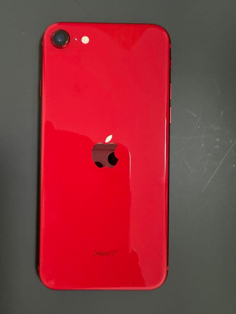 【美品】iPhoneSE 64GB 第2世代 レッド 最大容量96%