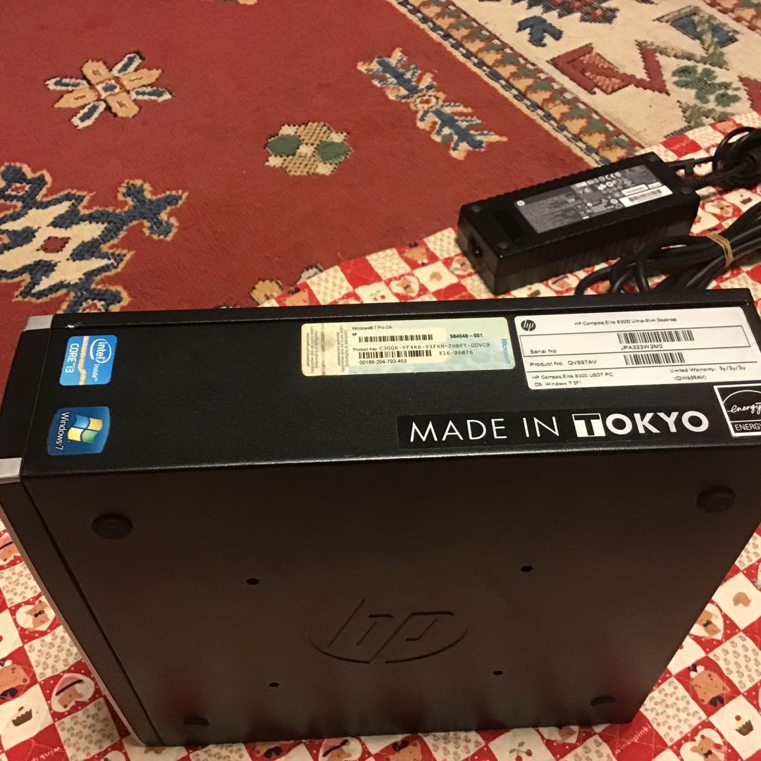 HP Compaq Elite 8300 USDT PC（SSDなし）