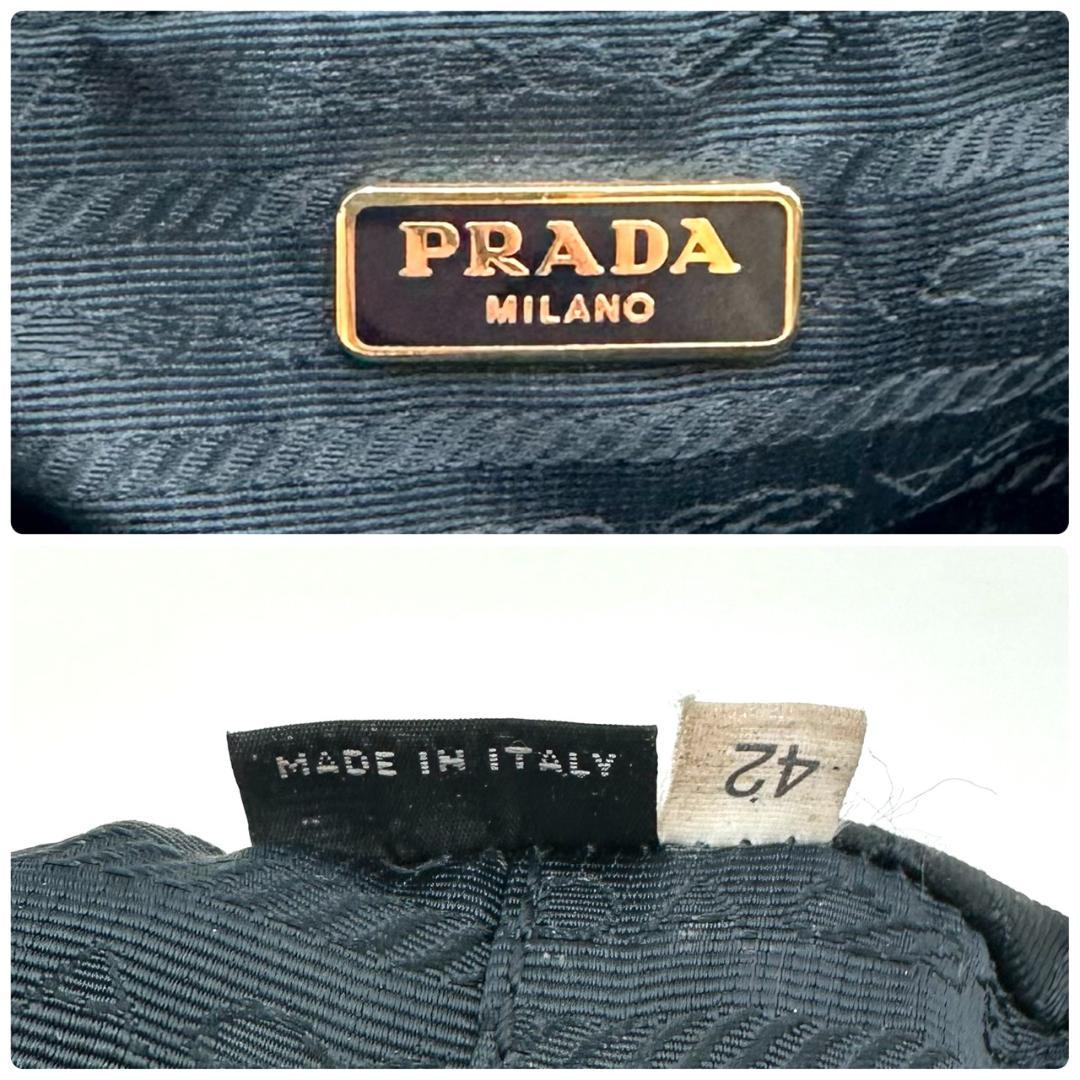 PRADA プラダ 三角ロゴプレート デニム マルチポーチ 化粧 コスメポーチ