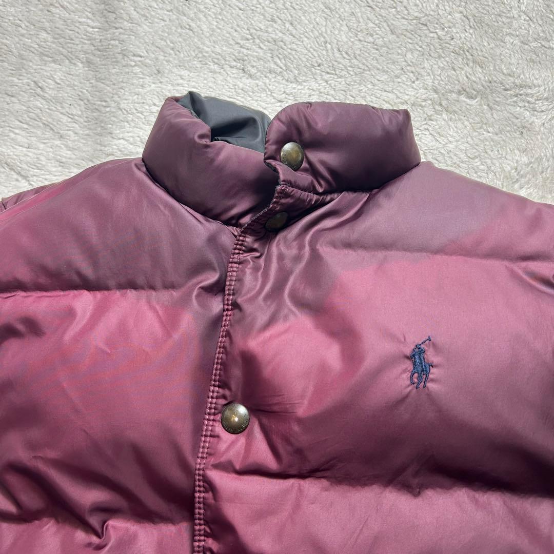 ポロバイラルフローレン　リバーシブル ダウンベスト　ブラック　L