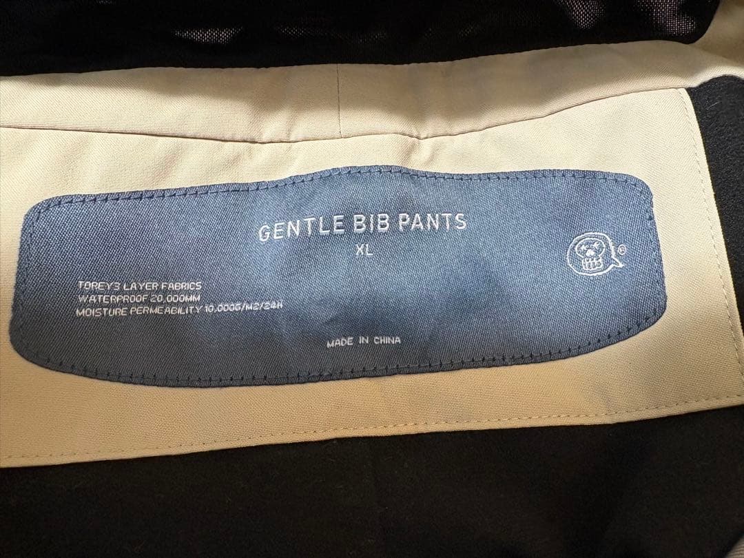 【タグ無し/試着のみ】unfudge gentle Bib XL 24-25