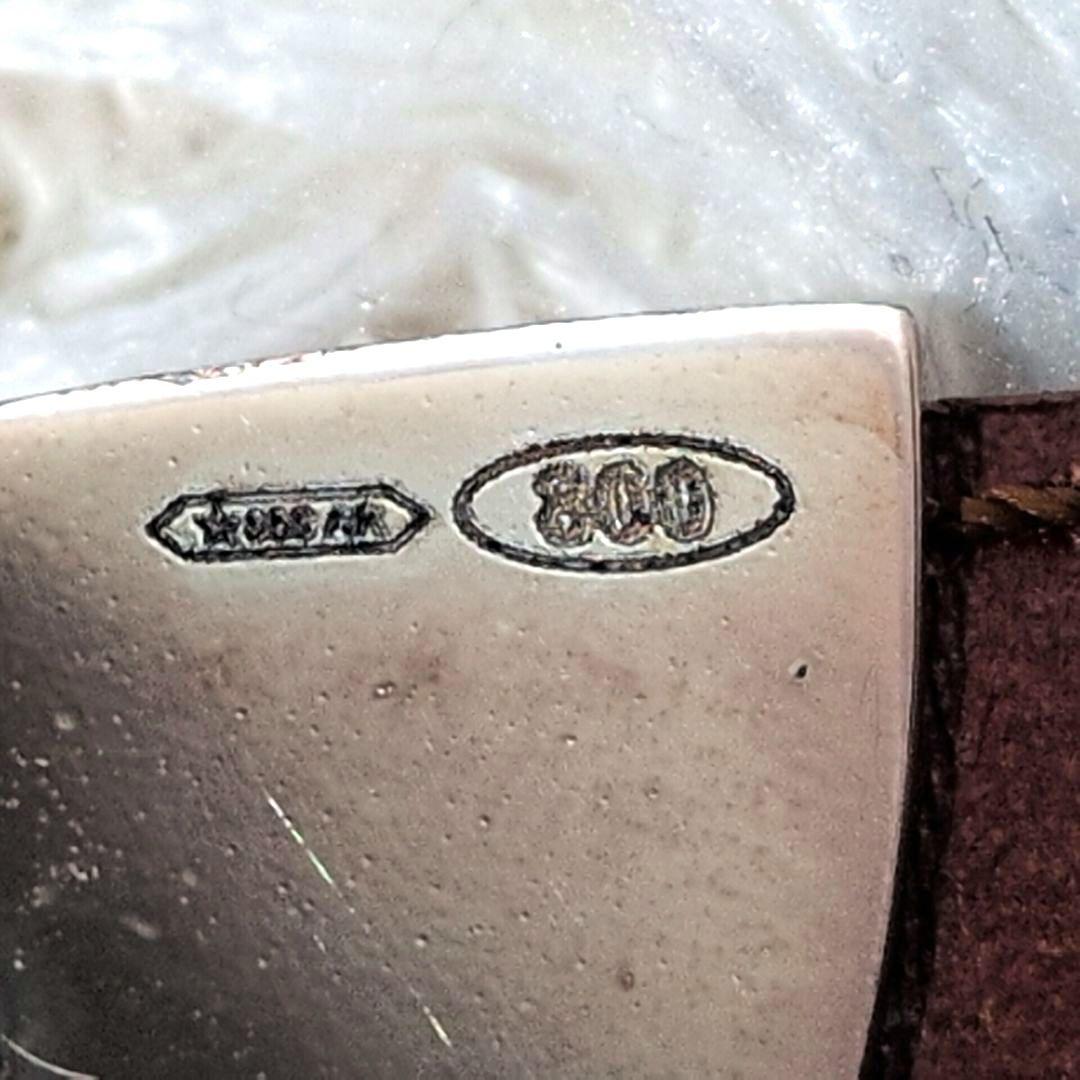 【箱,保存袋付き 美品】ブルネロクチネリ　プンターレ　ベルト　SV800　型押し