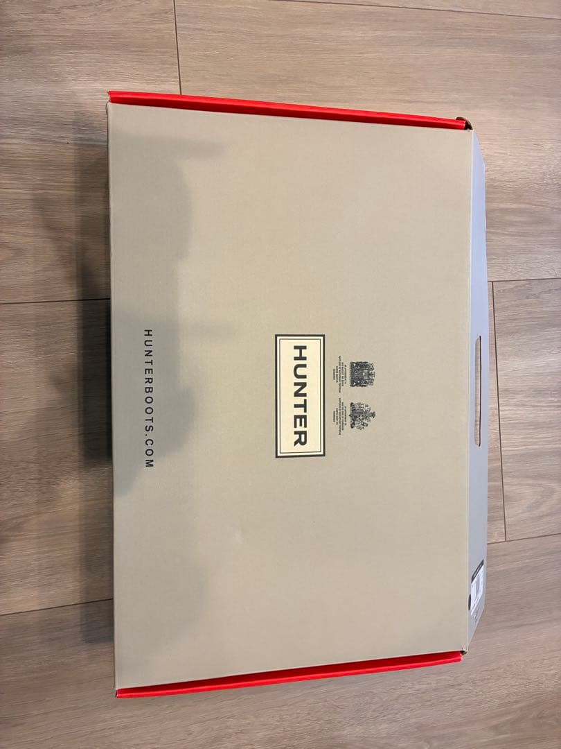 【未使用】HUNTER ブラック 長靴 バックル付き24cm UK5