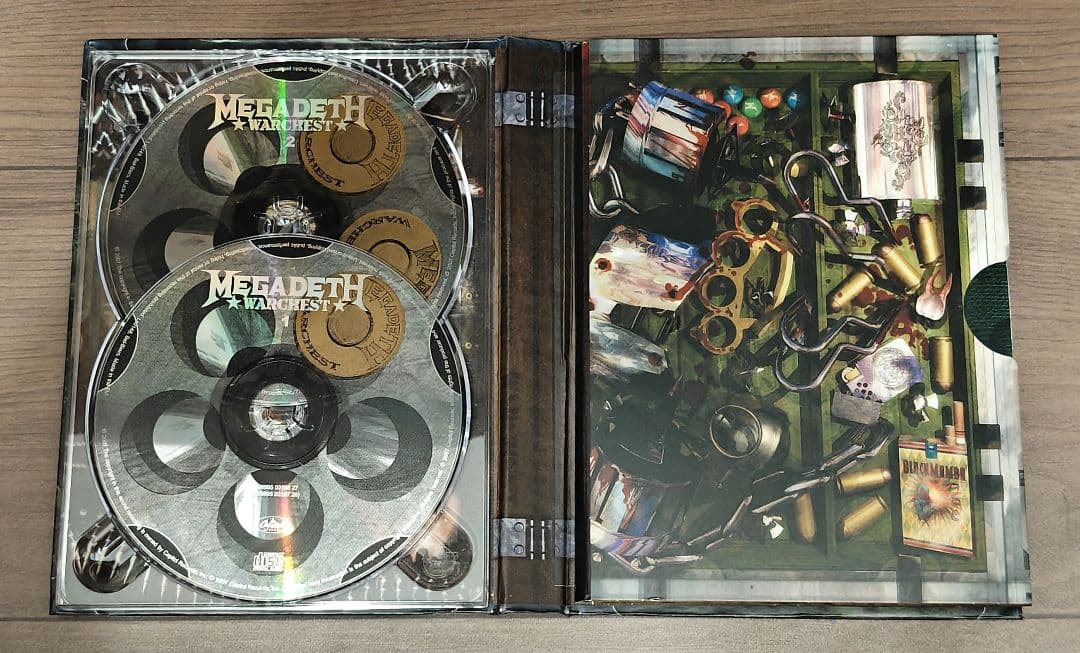 洋楽 MEGADETH WARCHEST CD DVD BOX